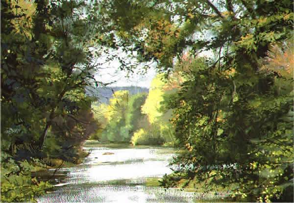 Robert Jennings - River Tamar, late summer
