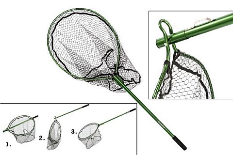 Snowbee Folding Game Net With Rubber-Mesh 