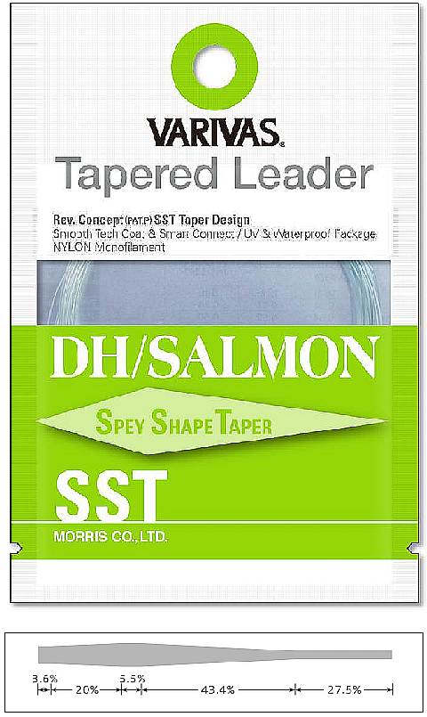 VARIVAS  Spey Shaped Taper Leader DH Salmon SST