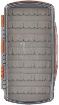 Tacky Pescador Fly Box - Medium Clear Burnt Orange