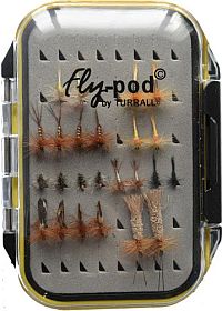 Chalk Stream Dry Fly 2 Fly Pod