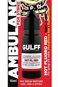 Gulff UV Resin, Ambulance Red , 15ml