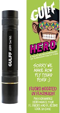 Gulff Hero Fluoro Boosted Rechargeable UV Flashlight