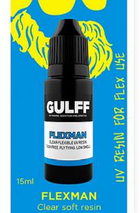 GULFF Flexman Clear UV Resin, 15ml and 50ml