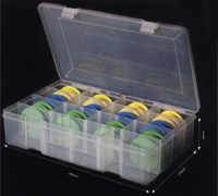 Leeda Rig Storage Box with 24 Foam Winders