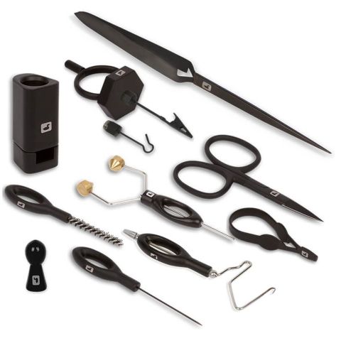 Loon Complete Fly Tying Tool Kit - Black