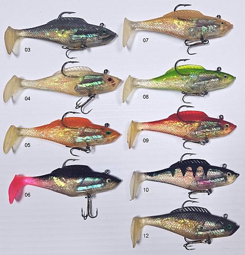 Lureflash Cobra Paddlletail 11mm Shads