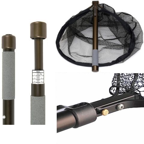 Telescopic Hinged Handle Rubber Weigh Net