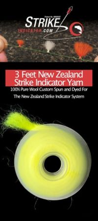 New Zealand Strike Indicator Wool on Spool Lemon Yellow