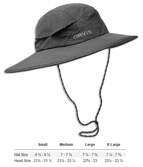 Orvis Waterproof Wide-Brimmed Hat.