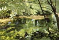 Robert Jennings - River Teign, above Steps Bridge