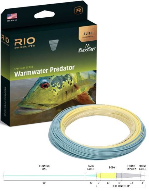RIO Elite Warm Water Predator F/I/S3 Lines