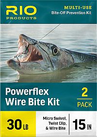 RIO Powerflex Wire Bite With Swivel And Twist Clip
