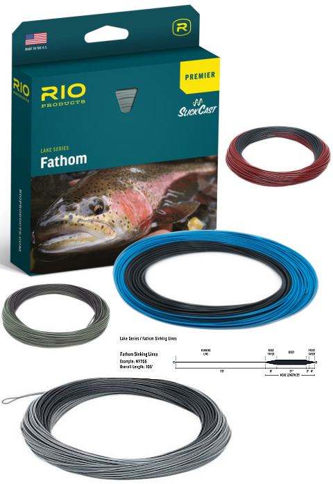Premier Rio Fathom Density Compensated Sinking Lines