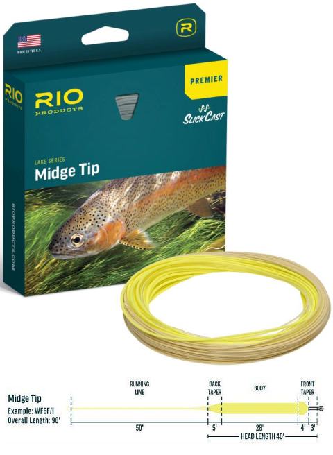 Rio Premier Midge Tip Fly Line - 3ft Tip