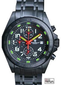 Ambassador Tritium Chronograph Black Titanium Watch