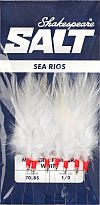 Mackerel Feathers - white