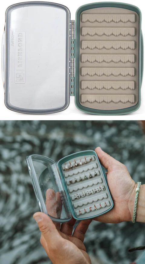 Tacky Pescador Medium Fly Box - Clear -Low Pro