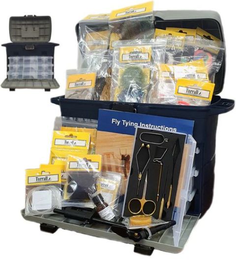 Turrall New Premium Fly-Tying Kit with Tools and Vice