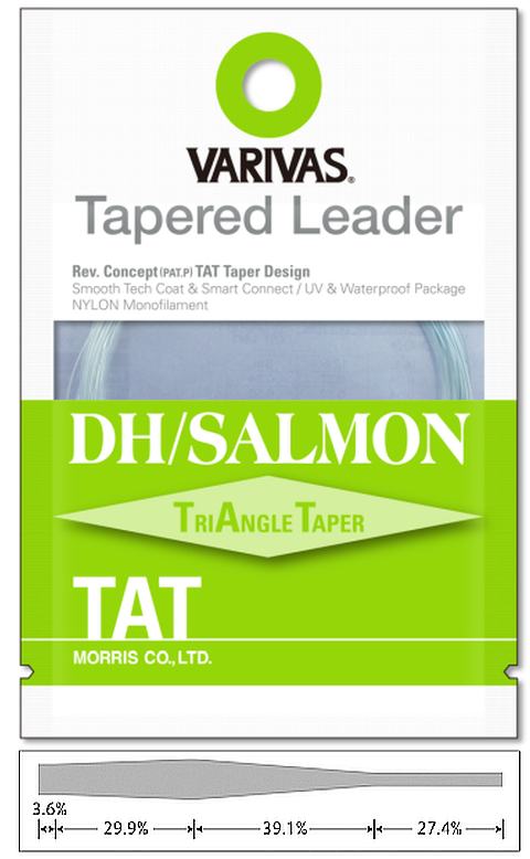 VARIVAS  Triangular Taper Leader DH Salmon SST