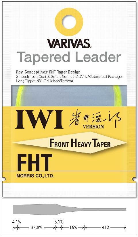 VARIVAS Tapered Leader IWI Version FHT [Nylon]
