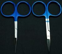Smhaen Tungsten Carbide Scissors Blue  Midge Tip 