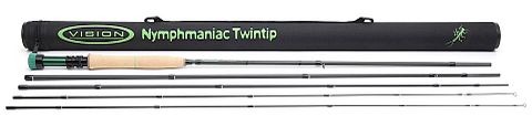 Nymphmaniac Twin Tip Fly Rods With  Cork Handle