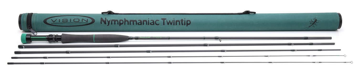 Nymphmaniac Twin Tip Fly Rods With  EVA Handle