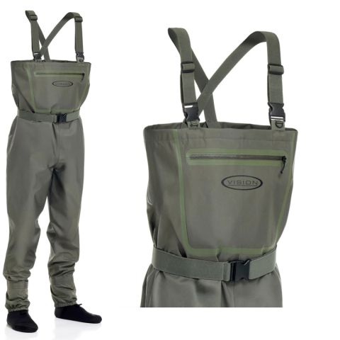 Vision Rio Vanda Breathable Stockingfoot Chest Waders Vision Rio Vanda Breathable Stockingfoot Chest Waders