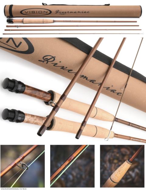 Vision Rivermaniac Fly Rods: Medium or Fast Action